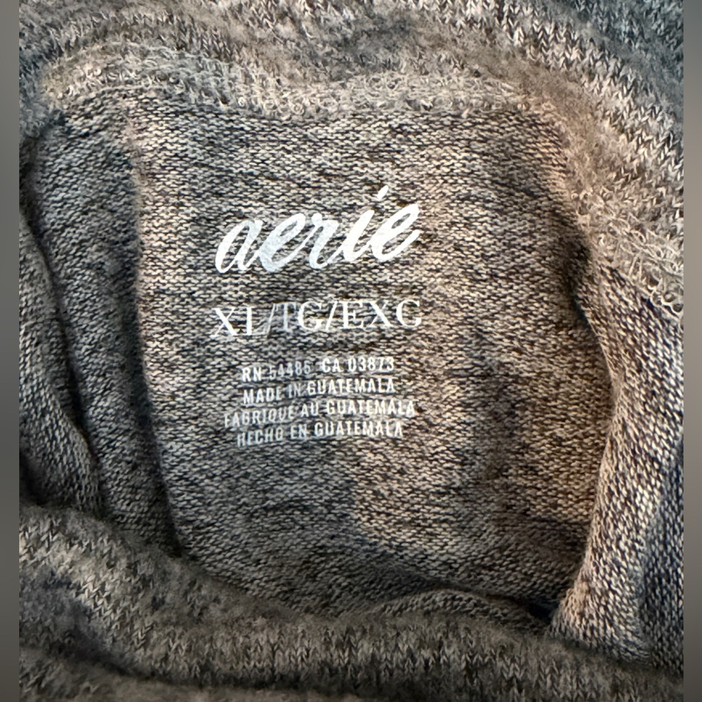 Aerie Women's Oversized Turtleneck Pullover Super Soft Slit Sides Size XL - Picture 6 of 8